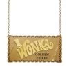 Golden Ticket Necklace -Erstwilder 06dd688e f6d4 4af2 b760 c9affe0117af