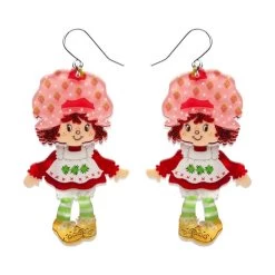Sweet Strawberry Shortcake Drop Earrings