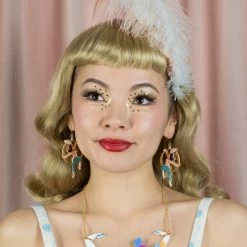 Loop De Hoop Drop Earrings -Erstwilder 1e788822 0860 47fb 91ae b447b1f61a09