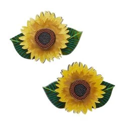 Sunshine And Smiles Hair Clips Set - 2 Piece