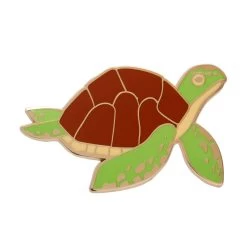 Green Turtle Enamel Pin -Erstwilder 23b54051 f7a7 4481 99ca 1d6d18817443
