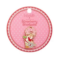 Strawberry Gardening Enamel Pin