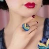 The Blue Lotus Ring -Erstwilder AM1RG01TheBlueLotusRing MODEL