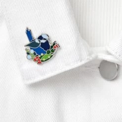 An Australian Christmas Bird Enamel Pin Pack - 5 Piece -Erstwilder EP0208 2