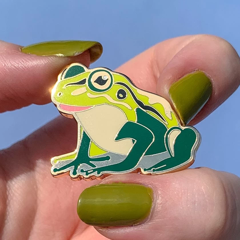 Frodo The Frog Enamel Pin 4 Frodo The Frog Enamel Pin - Image 2