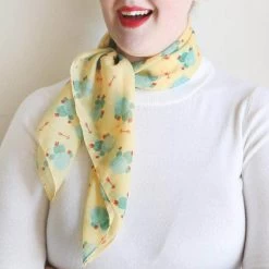 Cuddly Cactus Head Scarf -Erstwilder Erstwilder Cactus Scarf Model4