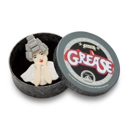 Beauty School Dropout Brooch -Erstwilder Erstwilder Beauty School Dropout Brooch Cream White Box