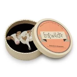 Clara-Bell Cow Brooch 9 Clara-Bell Cow Brooch -Erstwilder Erstwilder Clara Bell Brooch Cream White Box