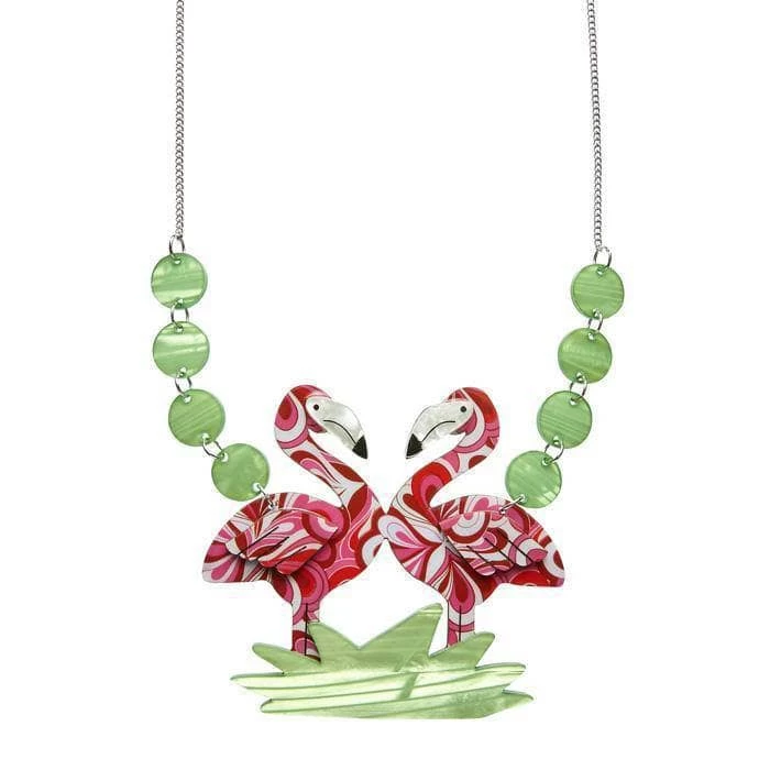 Flamboyant Flamingo FairNecklace 3 Flamboyant Flamingo FairNecklace