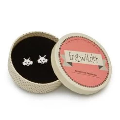 Foxy Earrings -Erstwilder Erstwilder Foxy Earrings Cream White Box