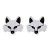 Foxy Earrings -Erstwilder Erstwilder Foxy Earrings Cream White Front