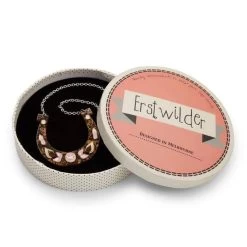 Lucks A FortuneNecklace -Erstwilder Erstwilder Lucks A Fortune Necklace Brown Box