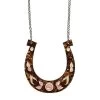 Lucks A FortuneNecklace -Erstwilder Erstwilder Lucks A Fortune Necklace Brown Front