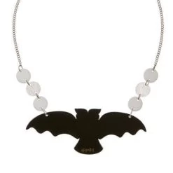 Oscar The Owl OracleNecklace -Erstwilder Erstwilder Oscar The Owl Oracle Necklace Cream White Back