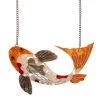 Playing KoiNecklace -Erstwilder Erstwilder Playing Koi Necklace Orange Yellow Front