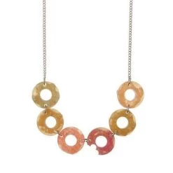 Sugar Bagel BunchNecklace -Erstwilder Erstwilder Sugar Bagel Bunch Necklace Multi Back