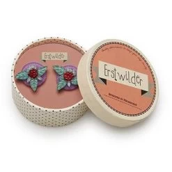 The Big Bloom Earrings -Erstwilder Erstwilder The Big Bloom Earrings Green Box