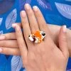 The Rakish Red Panda Ring