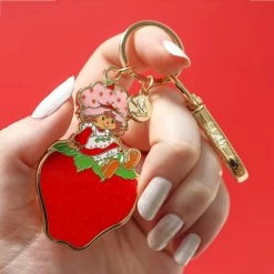Sitting On A Strawberry Enamel Key Ring -Erstwilder KRBW10 1 bee84de6 4b01 4304 a634 28a980a5d2a3