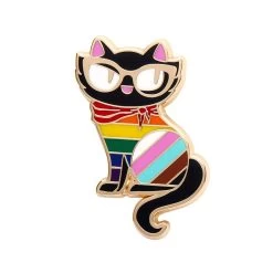 Elissa The Rainbow Cat Enamel Pin -Erstwilder ad1ep09elissatherainbowcatenamelpin 1