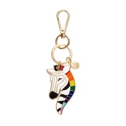 Zelda The Zestful Zebra Enamel Key Ring