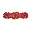 Remembrance Poppy Enamel Hair Barrette -Erstwilder af1hr01remembrancepoppyenamelhairbarette 1