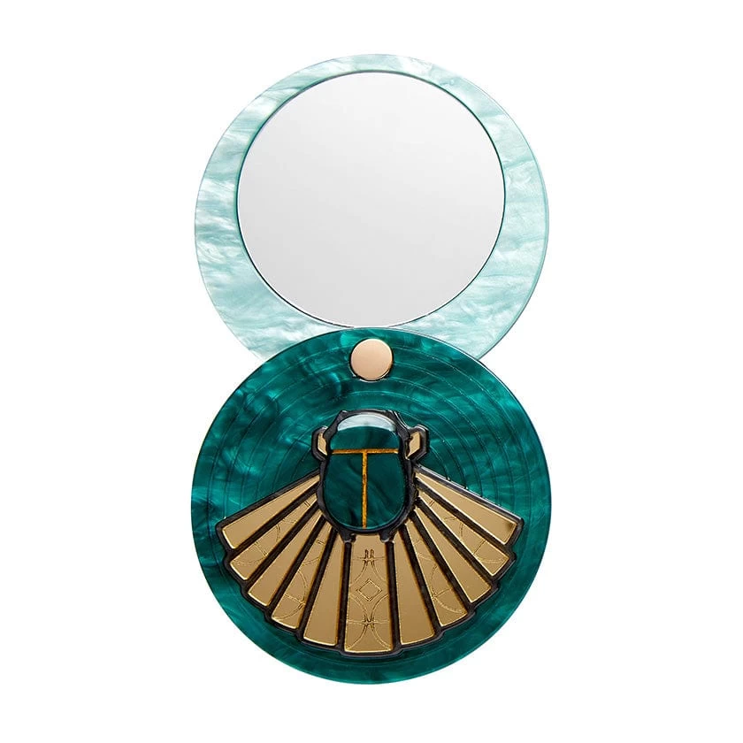 The Heart Of Egypt Scarab Mirror Compact 6 The Heart Of Egypt Scarab Mirror Compact - Image 4