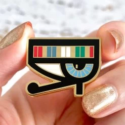 All-Seeing Eye Of Horus Enamel Pin