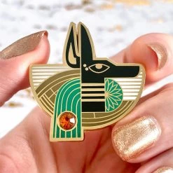 Master Of Secrets Anubis Enamel Pin