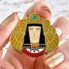 Queen Of The Nile Cleopatra Enamel Pin -Erstwilder am9dec1