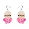 Pretty In Pom Poms Iris Drop Earrings -Erstwilder ao1eg11prettyinpompomsirisdropearrings 1