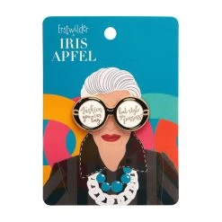 Iris Enamel Pin