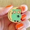 A Most Ghostly Owl Enamel Pin -Erstwilder ap1ep03amostghostlyowlenamelpin handheld