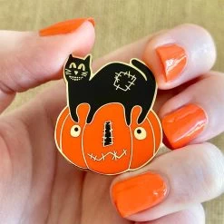 Jack & The Cat Enamel Pin