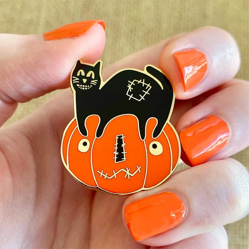 Jack & The Cat Enamel Pin 3 Jack & The Cat Enamel Pin