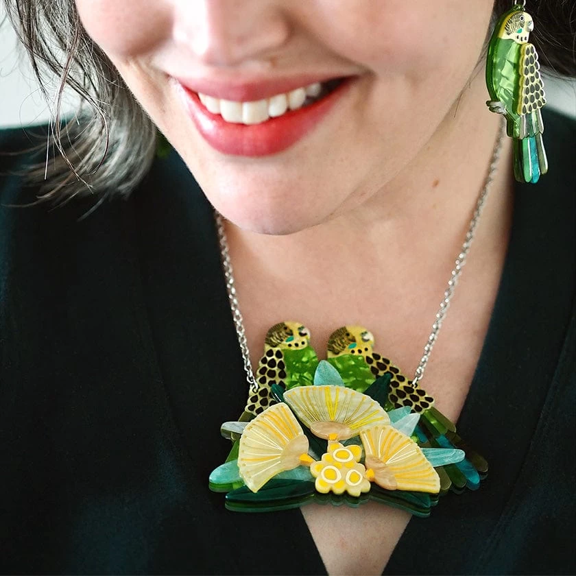 Perched Upon The Lilly Pillies Necklace 4 Perched Upon The Lilly Pillies Necklace - Image 2