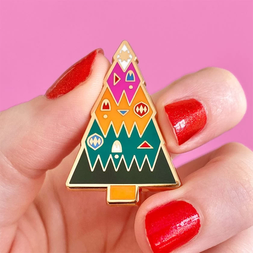O Christmas Tree Enamel Pin 4 O Christmas Tree Enamel Pin - Image 2