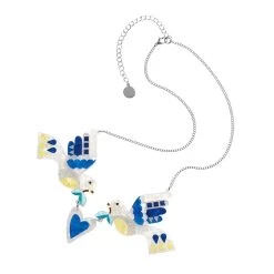 Peace & Love Necklace -Erstwilder as1ns01peacelovenecklace 2