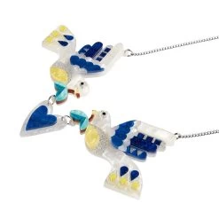 Peace & Love Necklace -Erstwilder as1ns01peacelovenecklace 4