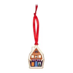 Holiday Home Enamel Tree Ornament