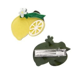 Lemon Drop Hair Clips Set - 2 Piece 8 Lemon Drop Hair Clips Set - 2 Piece -Erstwilder au1hr04lemondrophairclipsset 2piece 2