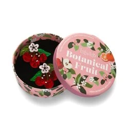 Blossoming Cherries Hair Clips Set - 2 Piece -Erstwilder au1hr06blossomingcherrieshairclipsset 2piece 3