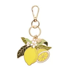 Lemon Drop Enamel Key Ring