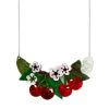Blossoming Cherries Statement Necklace -Erstwilder au1ns03blossomingcherriesstatementnecklace 1