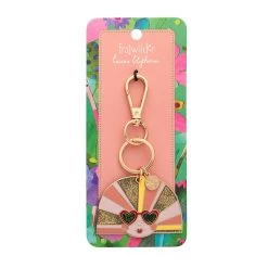 Groovy U.V. Enamel Key Ring -Erstwilder av1kr02groovyuvenamelkeyring 3