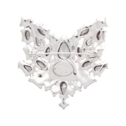 Flora Fox Face Stone Set Crystal Brooch -Erstwilder bb1bh08florafoxfacestonesetcrystalbrooch 2