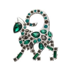 On The Prowl Cat Stone Set Crystal Brooch -Erstwilder bb1bh09ontheprowlcatstonesetcrystalbrooch 1