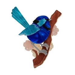 Phoebe The Fairy Wren Brooch
