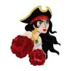 Charlotte Of The Sea Pirate Brooch -Erstwilder bh6647 1070