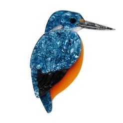Royal Reeler Kingfisher Brooch